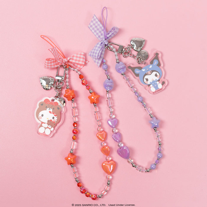 Hello Kitty Beaded Charm Mobile Phone Wrist Strap (Cosplay Friends) Accessory Hamee.com - Hamee US