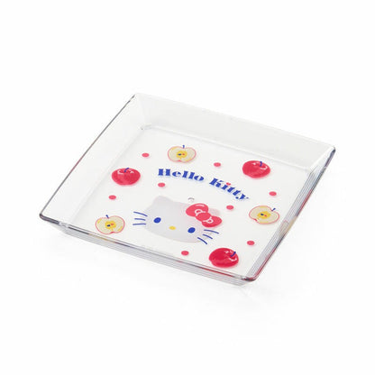 Hello Kitty Classic Acrylic Dessert Plate Home Goods Japan Original