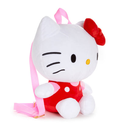 Hello Kitty Classic Red Plush Backpack Bags BIOWORLD