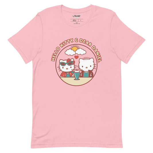 Hello Kitty & Dear Daniel Milkshake Tee Apparel Printful Pink S