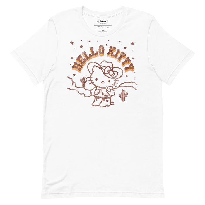 Hello Kitty Desert Rodeo Tee Apparel Printful White XS