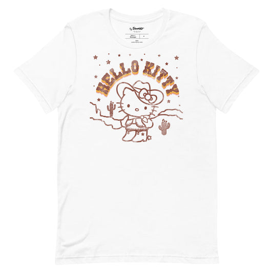 Hello Kitty Desert Rodeo Tee Apparel Printful White XS