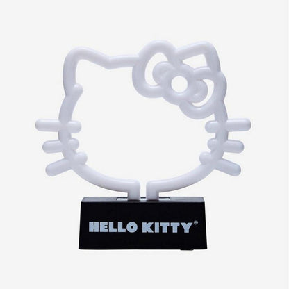 Hello Kitty Silhouette Neon Light Lamp Home Goods Silver Buffalo LLC