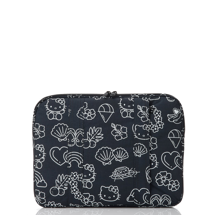 Hello Kitty x Aloha Collection Keep It Light 13" Laptop Case (Black & White Icons) Bags Aloha Collection Inc