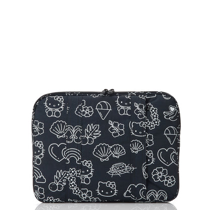 Hello Kitty x Aloha Collection Keep It Light 13" Laptop Case (Black & White Icons) Bags Aloha Collection Inc