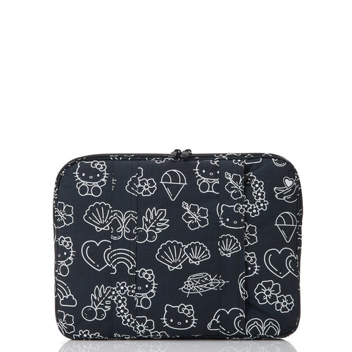 Hello Kitty x Aloha Collection Keep It Light 13" Laptop Case (Black & White Icons) Bags Aloha Collection Inc