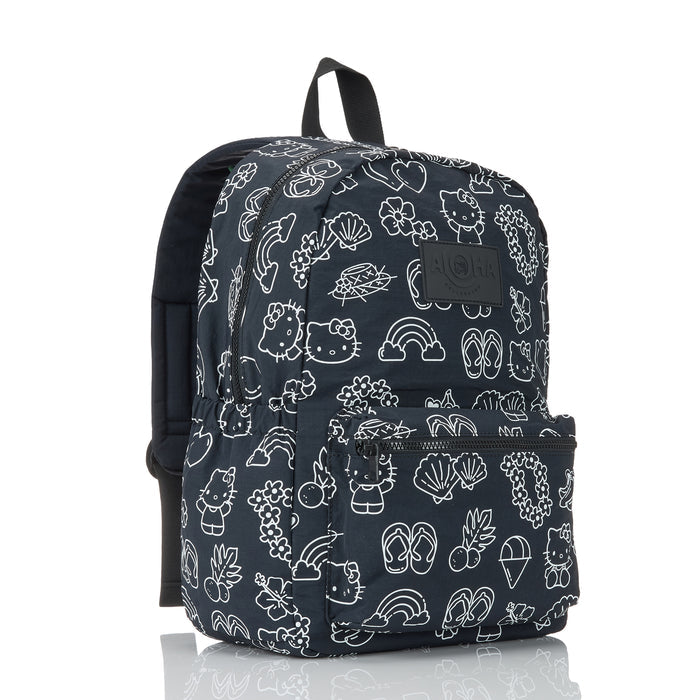 Hello Kitty x Aloha Collection Keep It Light Backpack (Black & White Icons) Bags Aloha Collection Inc