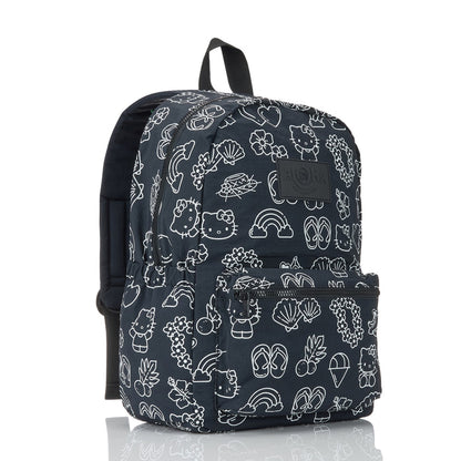 Hello Kitty x Aloha Collection Keep It Light Backpack (Black & White Icons) Bags Aloha Collection Inc