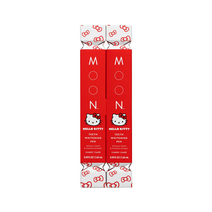 Hello Kitty x MOON Oral Beauty Whitening Pen Duo (Candy Cane) Home Goods Moon Oral Beauty