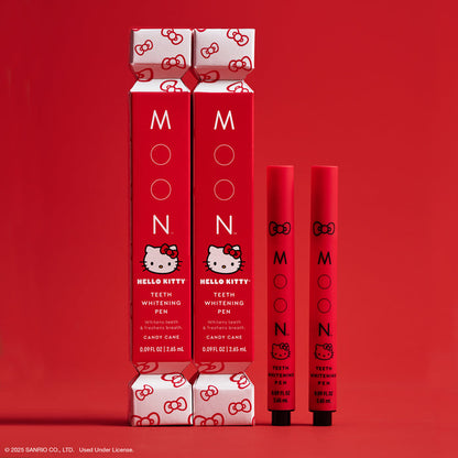 Hello Kitty x MOON Oral Beauty Whitening Pen Duo (Candy Cane) Home Goods Moon Oral Beauty