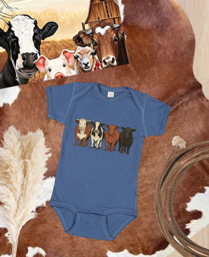 Hereford Cows (Onesie/Toddler/Youth) Tee