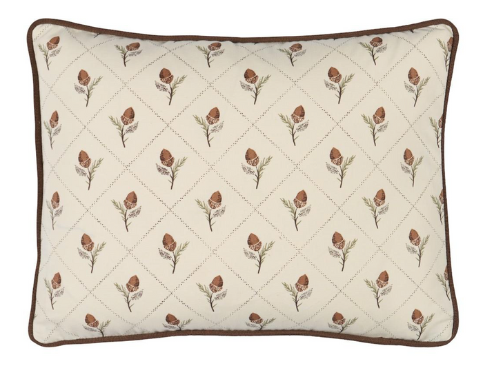 holden hand brown Schumacher pillow