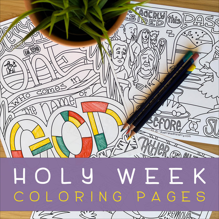 Holy Week Coloring Pages