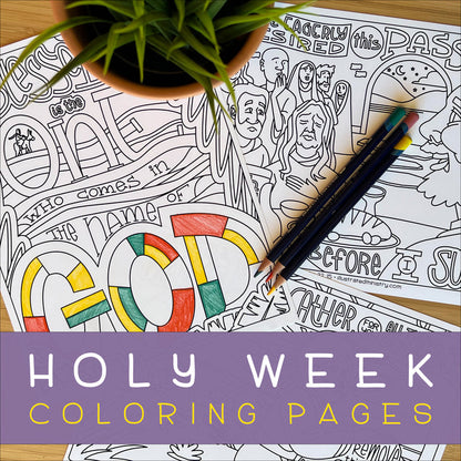 Holy Week Coloring Pages