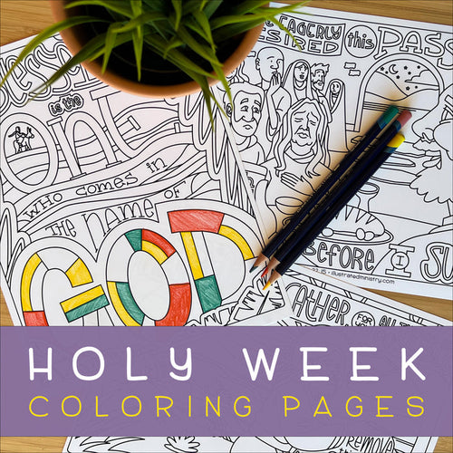 Holy Week Coloring Pages