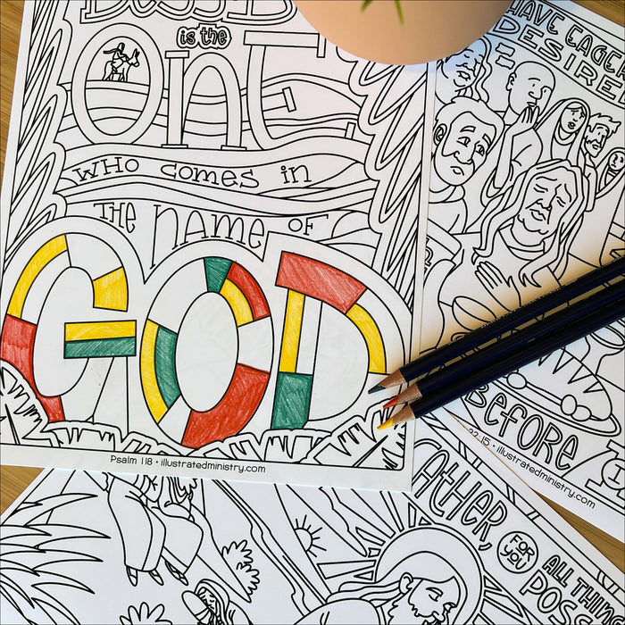 Holy Week Coloring Pages