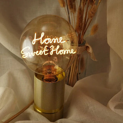 HOME SWEET HOME AMBER BULB