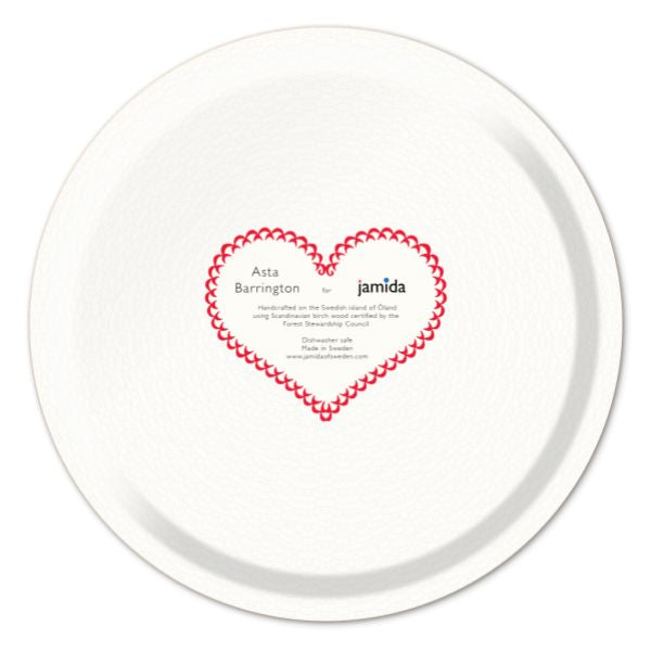 HOORAY MULTICOLOR ROUND TRAY