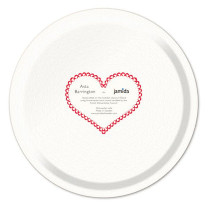 HOORAY MULTICOLOR ROUND TRAY
