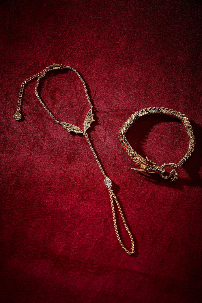 House of the Dragon™ Dragon Wings Hand Chain