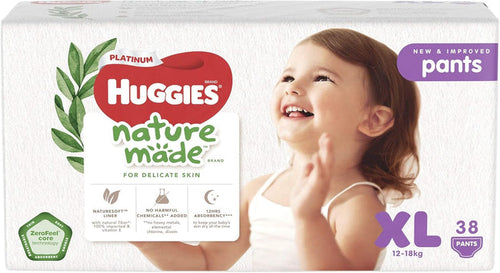 Huggies Platinum Naturemade Pants XL 38 Count Pack Of 3