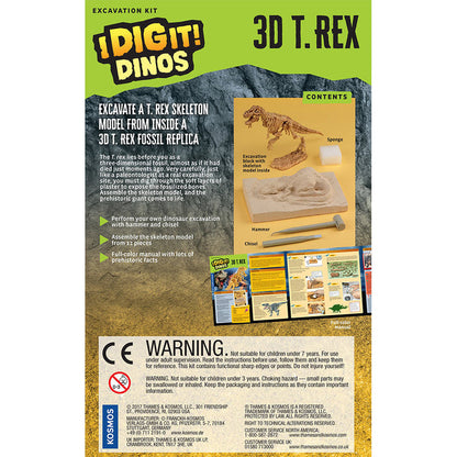 I Dig It! Dinos - 3D T. Rex Excavation Kit STEM Thames & Kosmos