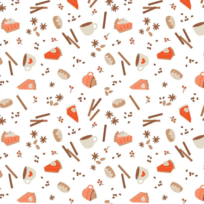 I Love Pumpkin Spice Latte Fabric, Camelot