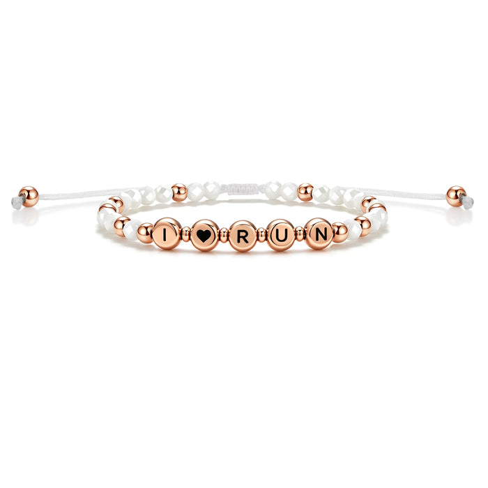 I ❤️ RUN ID Bracelet