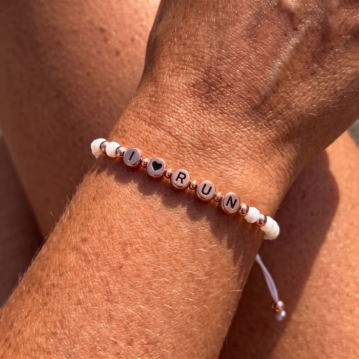 I ❤️ RUN ID Bracelet