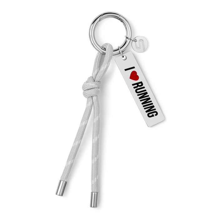 I ❤️ RUNNING Keychain