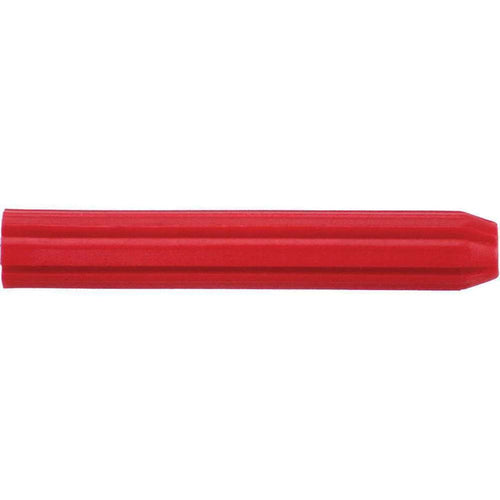 Iccons PVC Wall Plug Red 6 x 38mm (25pk)