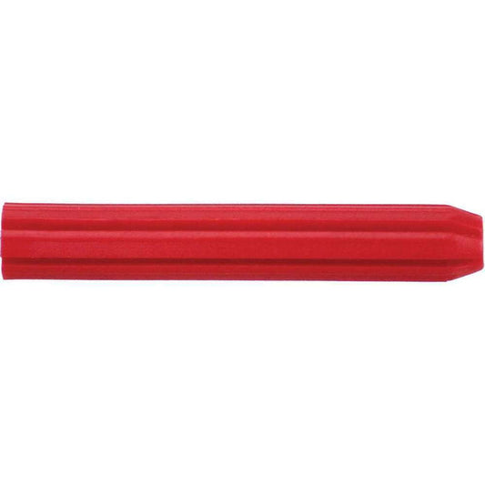 Iccons PVC Wall Plug Red 6 x 38mm (25pk)