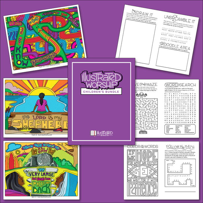 Illustrated Worship Children's Bundle: Spring 2021 (Year B)