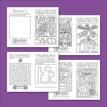Illustrated Worship Children's Bundle: Spring 2022 (Year C)
