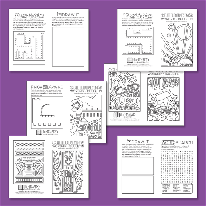 Illustrated Worship Children's Bundle: Spring 2023