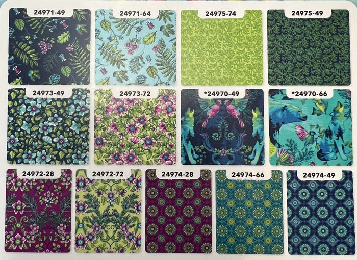 Wild Fat Quarter Stack, Northcott 15 Fat Quarter Fabrics