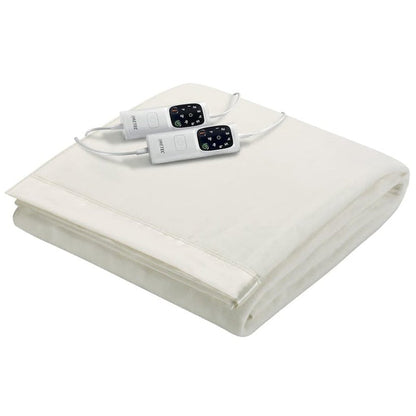 Imetec Solid Fleece Adapto Double Dual Overblanket Electric Blanket