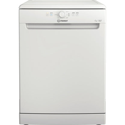 Indesit D2FHK26 Full Size Dishwasher with 14 Place Setting White White