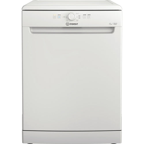 Indesit D2FHK26 Full Size Dishwasher with 14 Place Setting White White