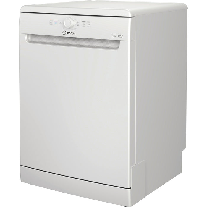 Indesit D2FHK26 Full Size Dishwasher with 14 Place Setting White White