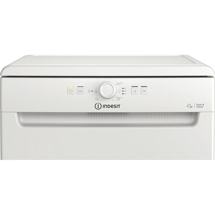 Indesit D2FHK26 Full Size Dishwasher with 14 Place Setting White White