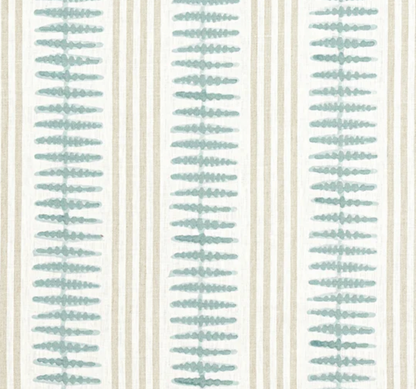 Indo Stripe Pillow Cover in Seaglass, Thibaut Pillows
