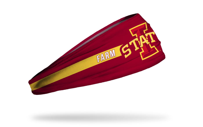 Iowa State University: Stripe Farm Strong Big Bang Lite Headband - View 2
