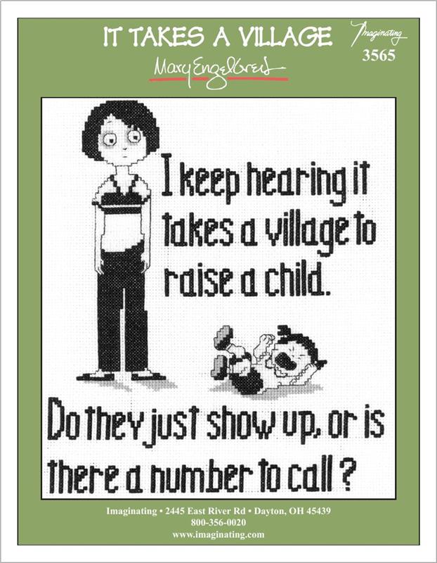 It Takes a Village Counted Cross Stitch Kit