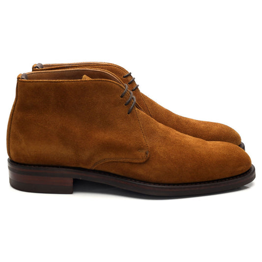 'Jackie lll' Tan Brown Suede Chukka Boots UK 6.5 F