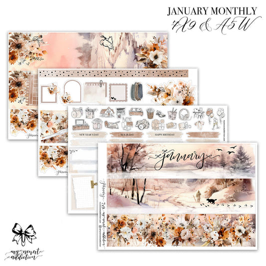 JANUARY 2026 A5 WIDE MONTHLY