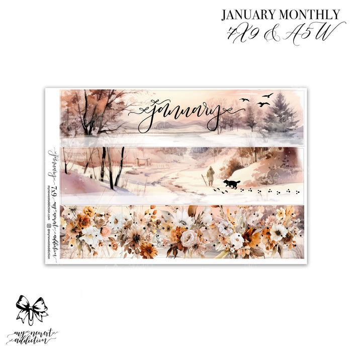 JANUARY 2026 A5 WIDE MONTHLY
