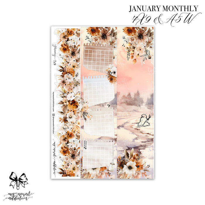 JANUARY 2026 A5 WIDE MONTHLY