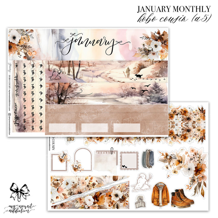 JANUARY 2026 HOBO COUSIN (A5) MONTHLY