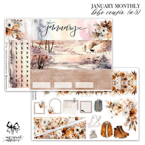 JANUARY 2026 HOBO COUSIN (A5) MONTHLY